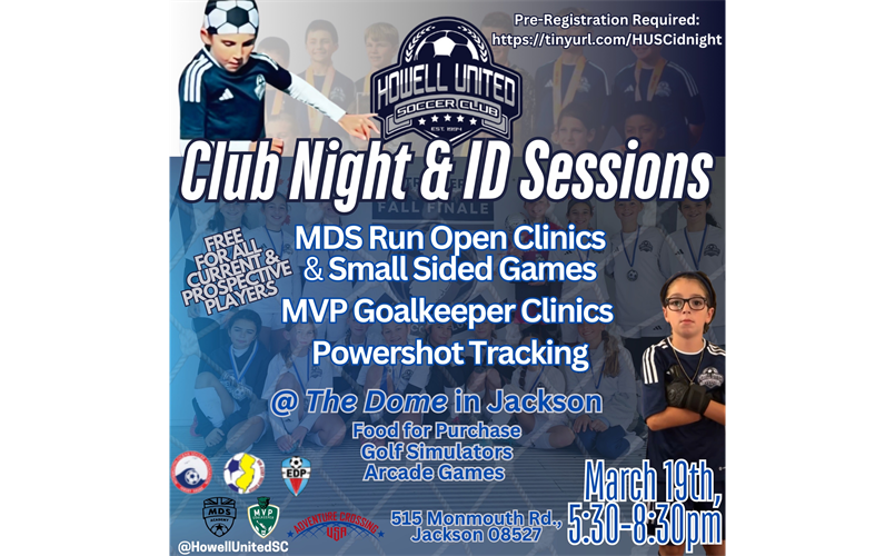 Club Night and ID Session