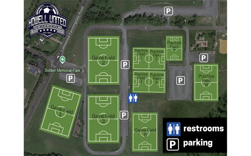 Spring 2025 Field Map